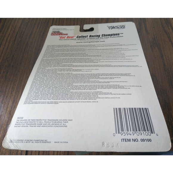 Racing Champions 1997 Chase Cars #10 Ricky Rudd Tide Car One Of 997 Serial #392 - Picture 2 of 4